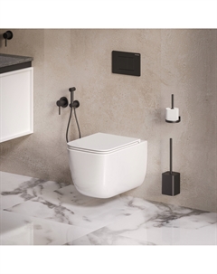 Подвесной унитаз Торнадо GR-4409SQ безободковый, с сиденьем микролифт,белый Grossman