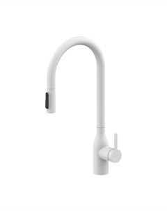 Смеситель для кухни UNIVERSAL Un213880-WH белый Paulmark