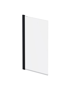 Шторка для ванны Gem 80x140 W90BS-D080-140BT стекло прозрачное, профиль черный матовый Am.pm.