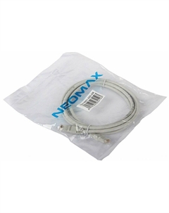 Патч-корд UTP кат.6, 2 м, RJ45-RJ45, серый, NM13601-020 Neomax