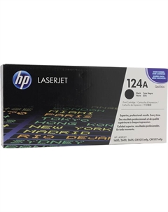 Картридж лазерный HP 124A/Q6000A, черный, 1шт., 2500 страниц, оригинальный, для HP Color LaserJet 1600 / 2600n / 2605 / 2605dn / 2605dtn Hp