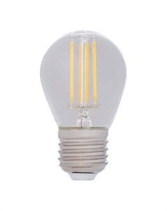 Лампа светодиодная E27 шар/GL45, 7.5Вт, 4000K-4000K / Нейтрально холодно-белый, 600лм, филаментная, REXANT 604-124 (604-124) Rexant