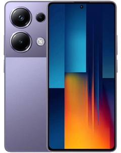 Смартфон POCO M6 Pro, 6.67" 2400x1080 AMOLED, MediaTek Helio G99 Ultra, 8Gb RAM, 256Gb, 3G/4G, NFC, Wi-Fi, BT, 3xCam, 2-Sim, 5000 мА⋅ч, USB Type-C, Android 13, фиолетовый (53164) Poco