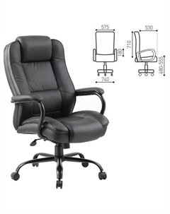 Кресло руководителя Heavy Duty HD-002 черный (531829) Brabix