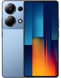 Смартфон POCO M6 Pro, 6.67" 2400x1080 AMOLED, MediaTek Helio G99 Ultra, 8Gb RAM, 256Gb, 3G/4G, NFC, Wi-Fi, BT, 3xCam, 2-Sim, 5000 мА⋅ч, USB Type-C, Android 13, синий (53173) Poco