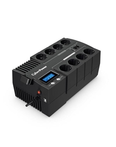 ИБП BR700EA, 700 VA, 420 Вт, EURO, розеток - 8, USB, черный (BR700EA) Cyberpower