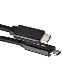 Кабель USB Type-C-USB Type-C, 5A, 1м, черный Telecom (TC420B)