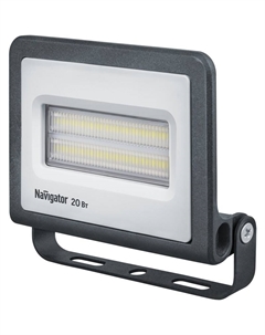 Прожектор светодиодный Navigator NFL-01-20-6.5K-LED, 20Вт, 1700лм, 6500K, IP65, черный (22053)