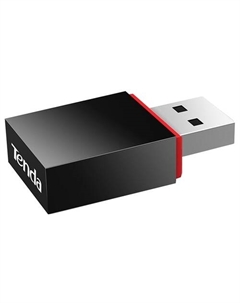 Адаптер Wi-Fi U3, 802.11n, 2.4 ГГц, до 300 Мбит/с, 20 дБм, USB Tenda
