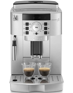 Кофемашина DELONGHI Magnifica, молотый/зерновой, 1.8 л, металлические жернова, серебристый, 1.45 кВт (ECAM22.110.SB) Delonghi