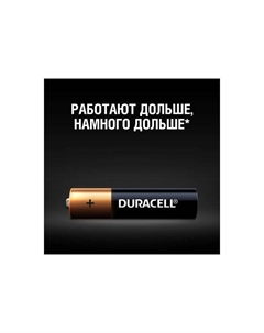 Батарейка Duracell LR03 2BL Basic 2/24/96 01-00010605