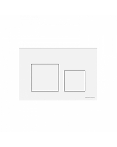 Клавиша смыва для инсталляций Ceramicanova Balance Square белая глянцевая (CN12-002W) Ceramica nova