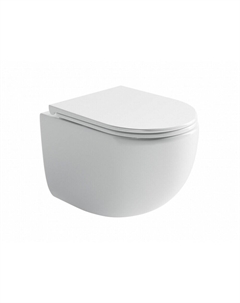 Унитаз подвесной Ceramicanova UP безободковый с сиденьем дюропласт микролифт смыв торнадо (CN4007) Ceramica nova