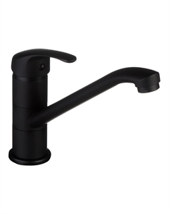Смеситель для кухни и раковины Male черный однорычажный (MALBL00i05) Iddis