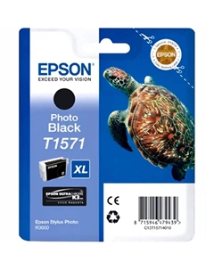 Картридж для струйного принтера T1571 Photo Black (C13T15714010) PI Epson