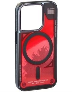Чехол Overflowing Sands MagSafe для iPhone 16 Pro Max, красный Urr