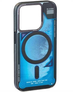 Чехол Overflowing Sands MagSafe для iPhone 16 Pro Max, синий Urr