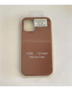 Чехол-накладка Silicone Case Series для Apple iPhone 12 Mini (коричневый) No name