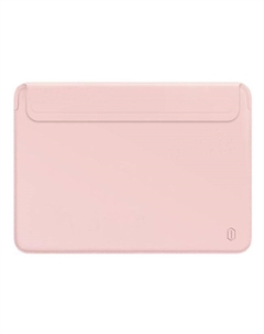 Чехол для ноутбука Skin Pro II PU Leather Sleeve для Apple MacBook Pro 13/Air 13 (2018) (розовый) Wiwu