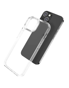 Чехол-накладка Hoco Crystal Diamond для iPhone 14 пластиковый (прозрачный)