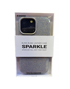 Чехол-накладка Kzdoo Sparkle для iPhone 14 Pro Max пластиковый (фиолетовый)