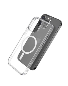 Чехол-накладка Hoco Transparent Magsafe для iPhone 15 пластиковый (прозрачный)