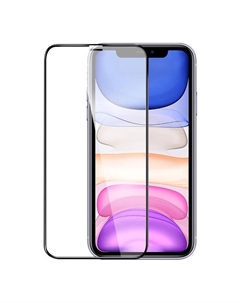 Защитное стекло Tempered Glass 9H для Apple iPhone 13 Pro Max цветное (черная рамка) No name