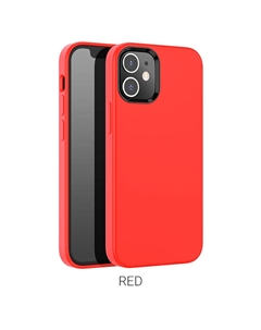 Чехол-накладка Hoco Pure Series для Apple iPhone 12 Mini силикон (красный)