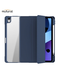 Чехол-книжка Folio Case для Apple iPad Air 4/5 и Air 11 (2024/2025), с подставкой и отделением под стилус (темно-синий) Mutural