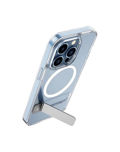 Чехол-накладка Wiwu Aurora Series Magsafe для Apple iPhone 14 Pro Max пластиковый с подставкой (прозрачный)