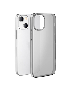 Чехол-накладка Hoco Light Series TPU для iPhone 13 силиконовый (прозрачно-черный)