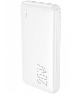 Внешний аккумулятор J87 Tacker 10000mAh 20W USB/MicroUSB/Type-C (белый) Hoco