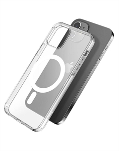 Чехол-накладка Hoco Magnetic Series TPU для iPhone 14 Pro Max силиконовый (прозрачный)