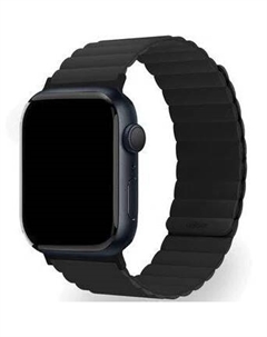 Ремешок Mode для Apple Watch 42/44/45/49mm магнитная застежка/силикон M/L (черный) Ubear