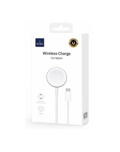 Беспроводное зарядное устройство Type-C для Apple Watch (Wi-W009) (белый) Wiwu