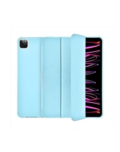 Чехол-книжка Classic II Case для Apple iPad 10 (2022)/iPad 11 (2025) (полиуретан с подставкой) (GF-02) (голубой) Wiwu