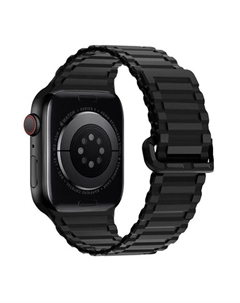 Ремешок WA06 Flexible для Apple Watch 42/44/45/49mm магнитная застежка/силикон (черный) Hoco