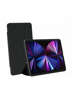 Чехол-книжка Detachable Magnetic Case для Apple iPad 10.9"/11" (2018-2021) (полиуретан с подставкой) (черный) Wiwu