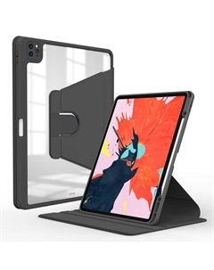 Чехол-книжка Waltz Rotative Case для Apple iPad 10.2" (2020) (полиуретан с подставкой) (черный) Wiwu