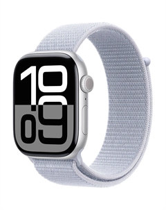 Смарт-часы Watch Series 10 46mm Silver Aluminum Case with Blue Cloud Sport Loop Apple