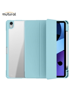 Чехол-книжка Folio Case для Apple iPad 7 (10.2) 2019 / iPad 8 (10.2) 2020 / iPad 9 (10.2) 2021 (полиуретан с подставкой) (голубой) Mutural
