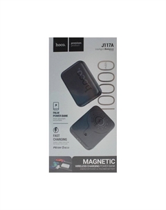 Внешний аккумулятор J117А Esteem magnetic 10000mAh Type-C (черный) Hoco