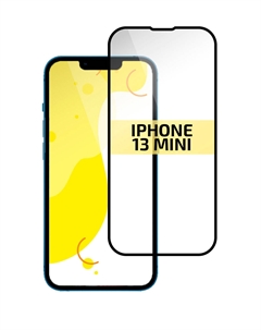Защитное стекло Tempered Glass 9H для Apple iPhone 13 mini антибликовое (черная рамка) No name