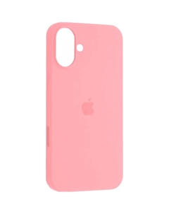 Чехол-накладка Silicone Case Series для Apple iPhone 16 (розовый) Silicone case
