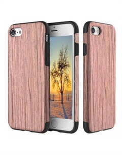 Чехол-накладка Rock Origin Series Wood для Apple iPhone 7 Plus/8 Plus резина под дерево (Sandalwood)