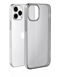 Чехол-накладка Hoco Light Series TPU для iPhone 14 силиконовый (прозрачно-черный)