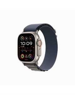 Умные часы Apple Watch Ultra 2, 49 мм, GPS+Cellular, Natural Titanium Case/Blue Alpine Loop - S