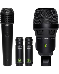Комплект барабанных микрофонов Lewitt BEATKIT 4pc Drum Microphone Kit