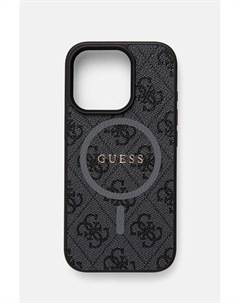 Чехол Guess для телефона iPhone 16 Pro 6.3, черный