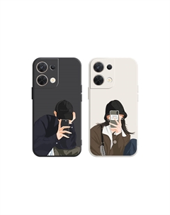 Чехол для телефона Tronic Danone Chuangdaneng, DWWYMF22-Rubik's Cube Texture Black Left